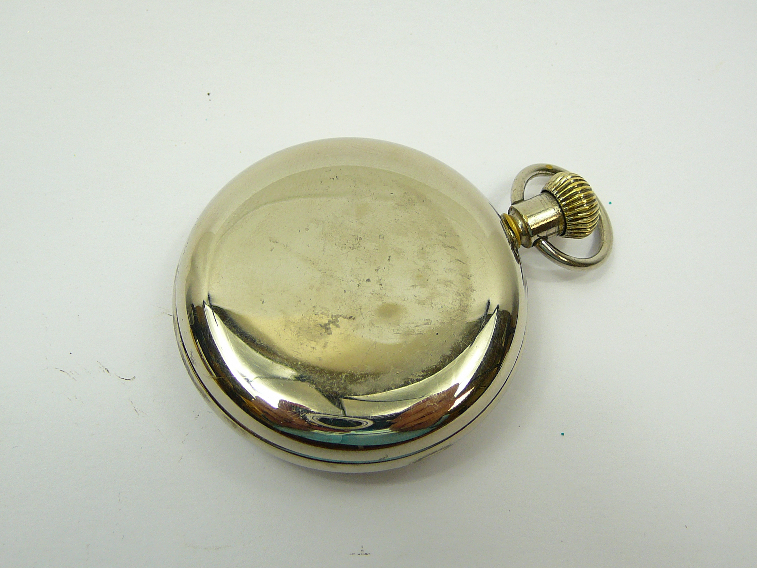 Brass watch case and pocketwatch - Image 5 of 5