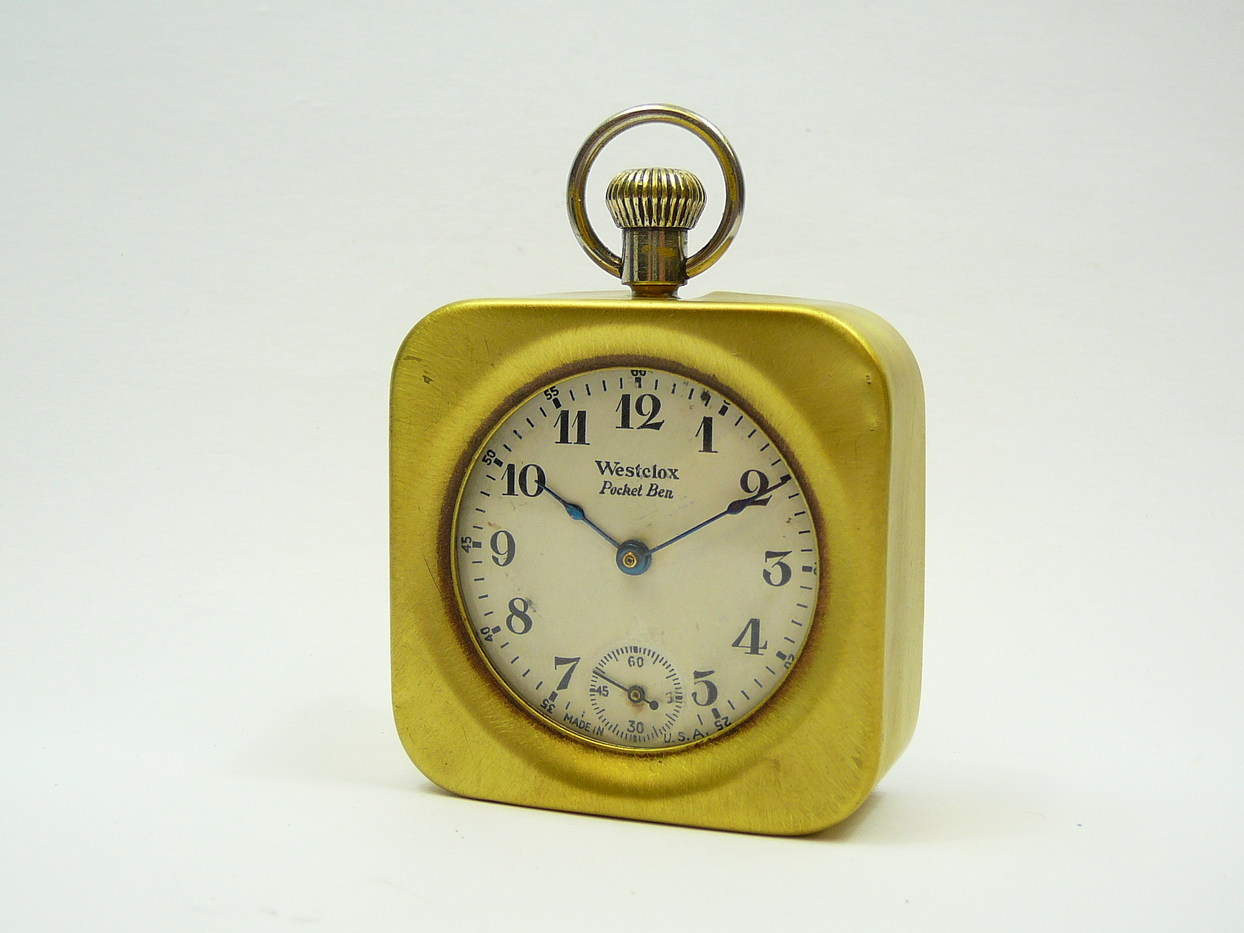 Brass watch case and pocketwatch