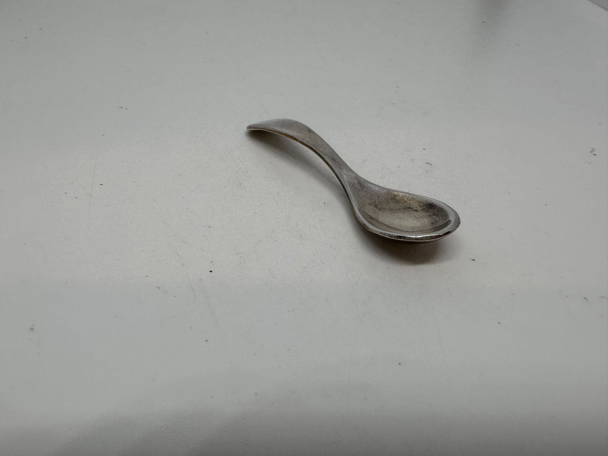 Sterling silver mini spoon - Image 3 of 3