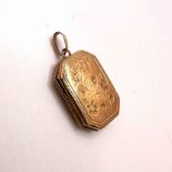 9ct gold locket