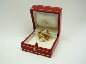 Cartier Tricolour 18ct gold wedding ring