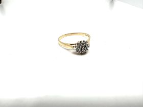 9ct gold diamond ring