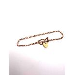 9ct gold charm bracelet