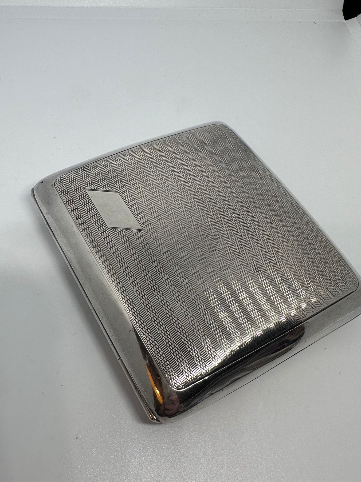 Silver cigarette case