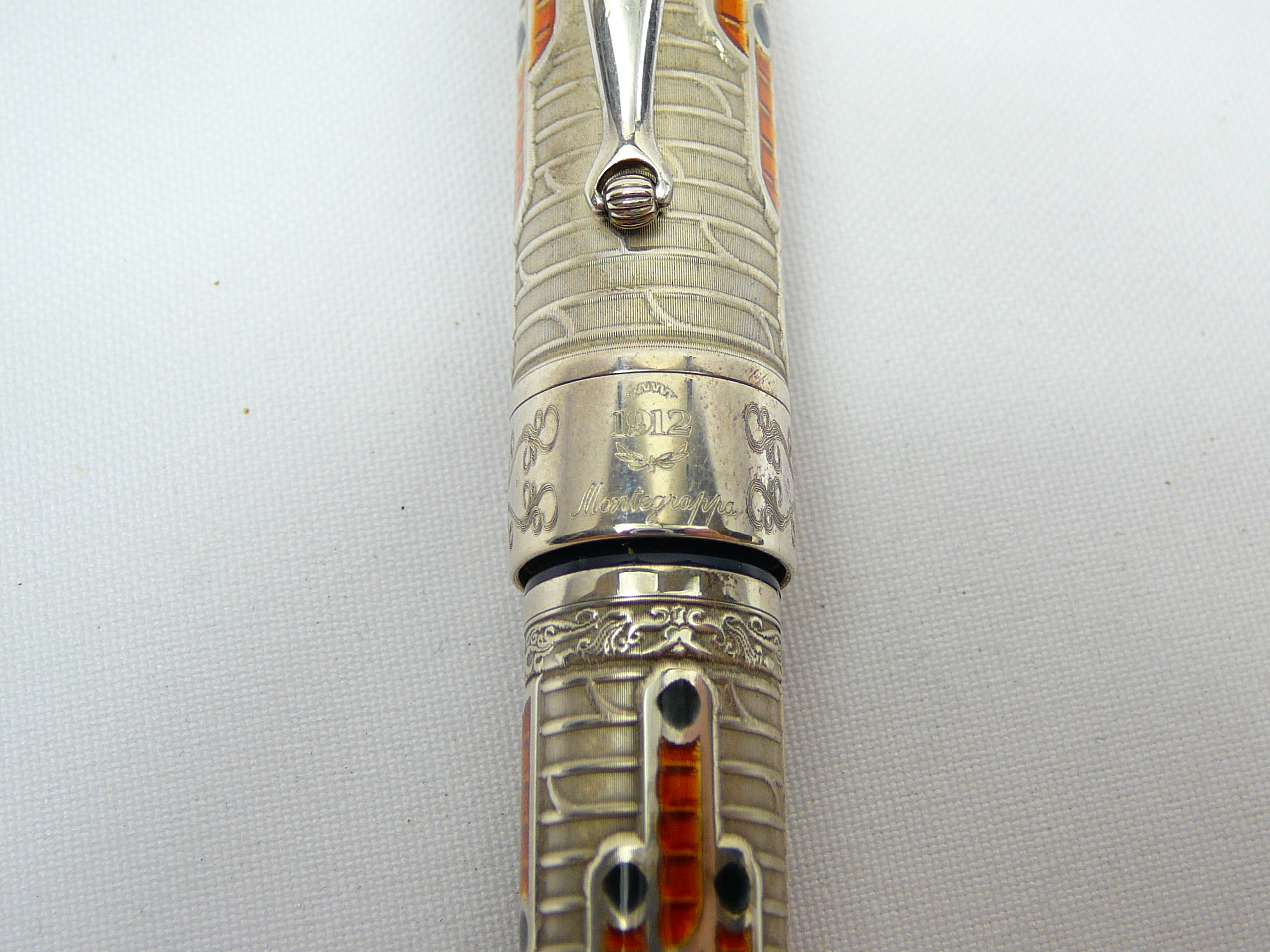 Montegrappa silver fountain pen - Image 9 of 12