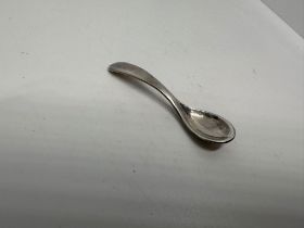 Sterling silver mini spoon