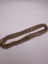 9ct gold guard chain