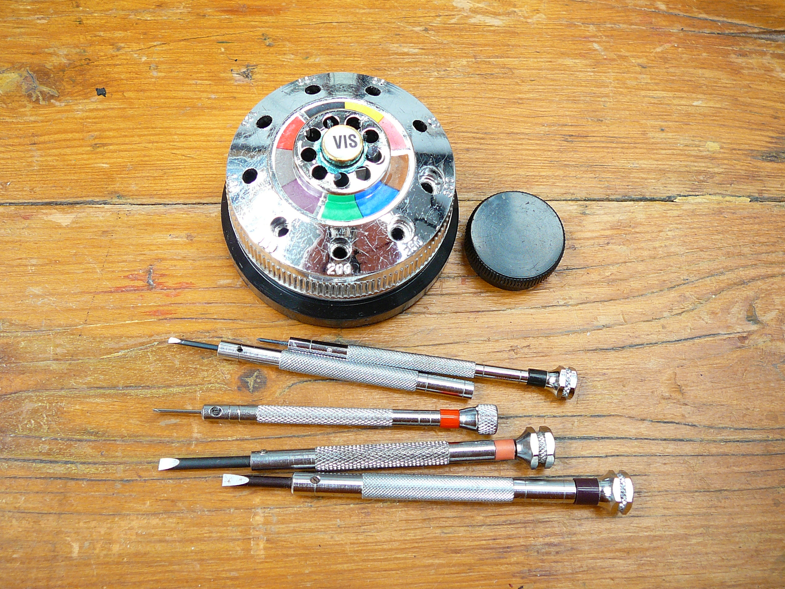 Watchmakers screwdriver stand