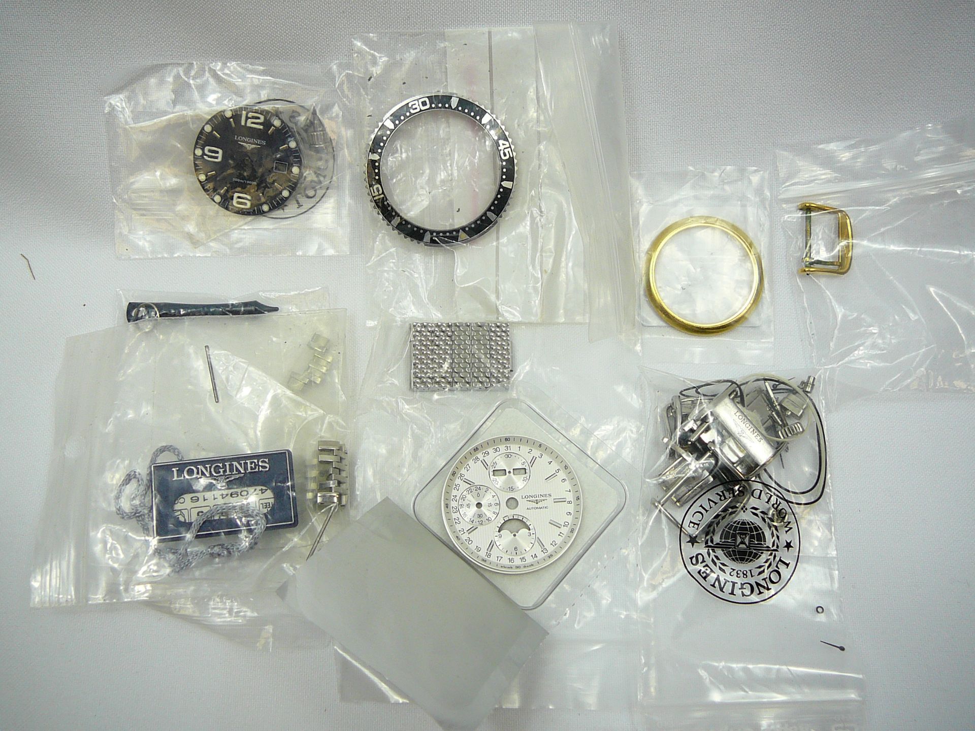 Assd Longines watch components