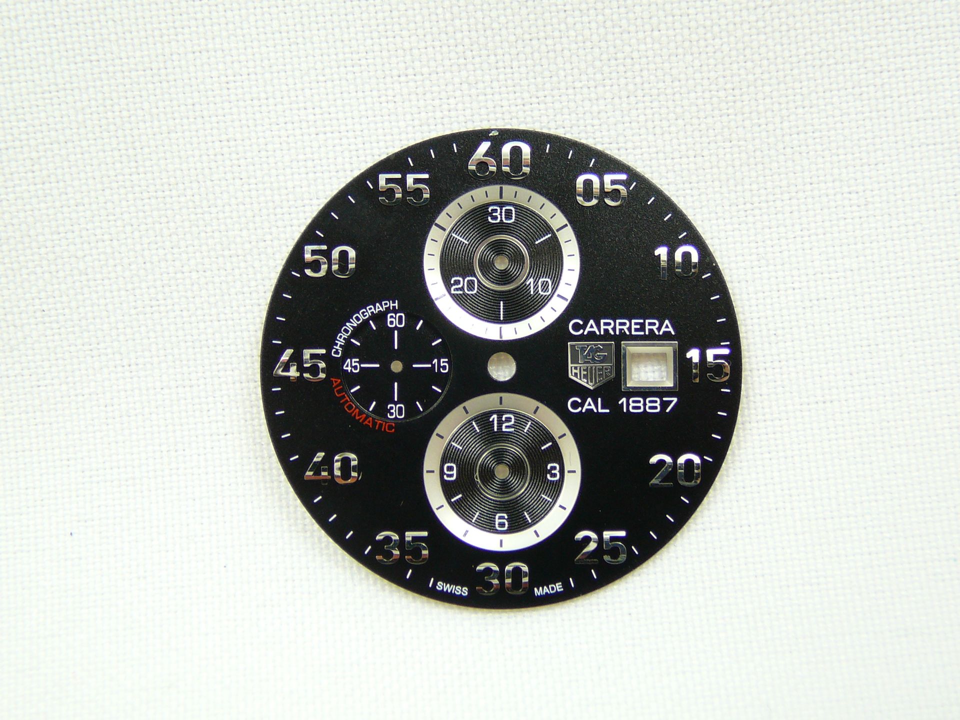 Tag Heuer 34mm watch dial