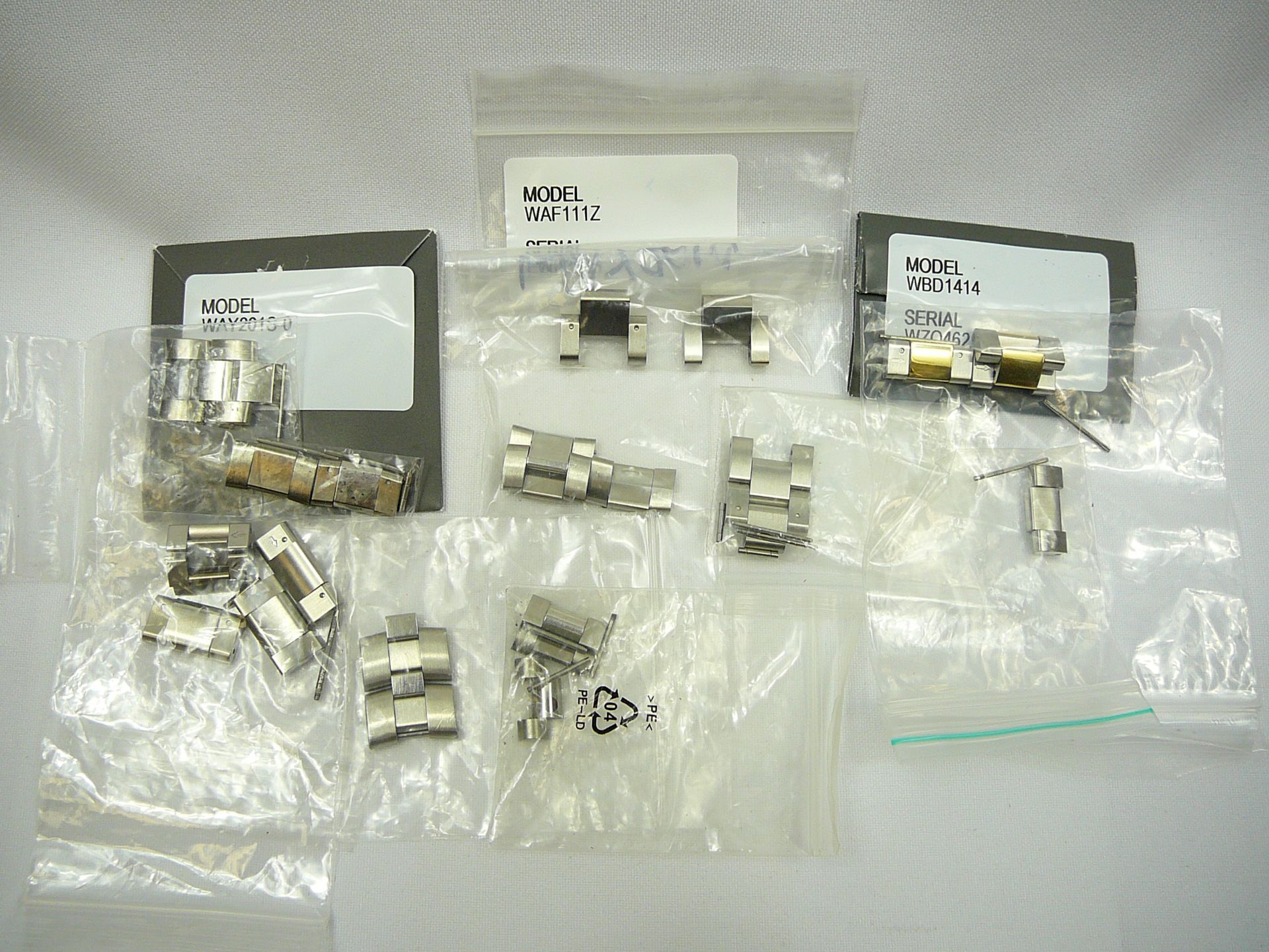 Assd Tag Heuer bracelet links etc