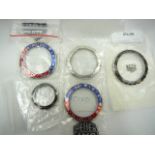 Assd Tag Heuer watch bezels