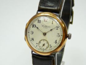 Gents Vintage gold Waltham wristwatch