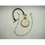 Gents Gold Antique Vertex Pocket Watch