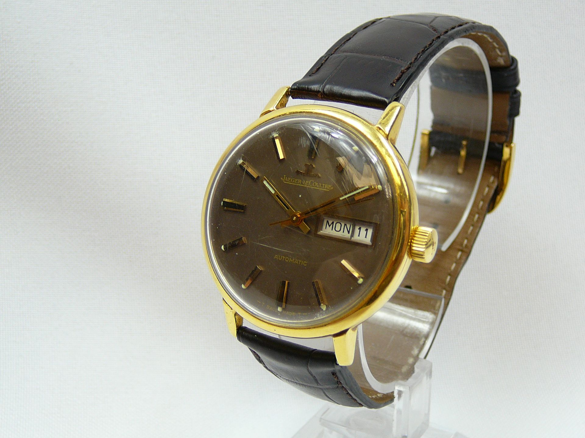 Gents Vintage Gold Jaeger leCoultre Wristwatch - Image 2 of 3