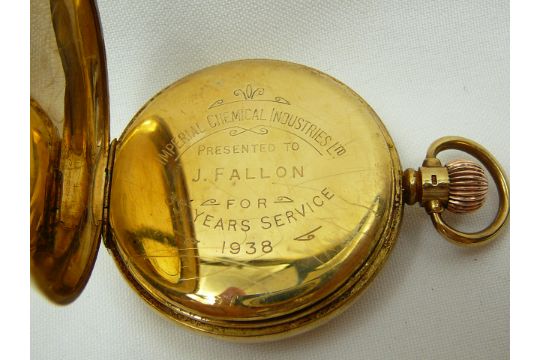 Gents Antique Gold Pocket Watch - Image 4 of 6