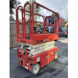 2016 SNORKEL SCISSOR LIFT MODEL S3219E ANSI , ELECTRIC, APPROX MAX PLATFORM HEIGHT 19FT, NON MARK...