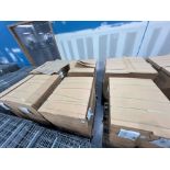 QTY 4) FULL PALLETS OF 35 1/2€ "Z FOLD" BOXES, APPROX. 269 BOXES PER FULL PALLET