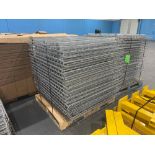 PALLET OF APPROX. 44 WIRE GRATES FOR PALLET RACKING, APPROX. DIMENSIONS 43" X 45"