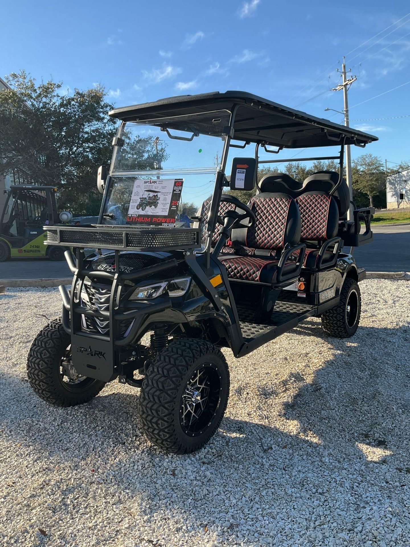 2023 SPARK 6 SEATER GOLF CART, ELECTRIC , 10" TOUCH SCREEN CONTROL CENTER W/ USB CHARGING POR - Image 2 of 19