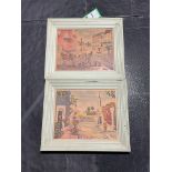 ( 2 ) SIKAT OF CHARLESTON IN FRAMES WALL DECOR,  APPROXIMATELY 20€ L X 16 W€