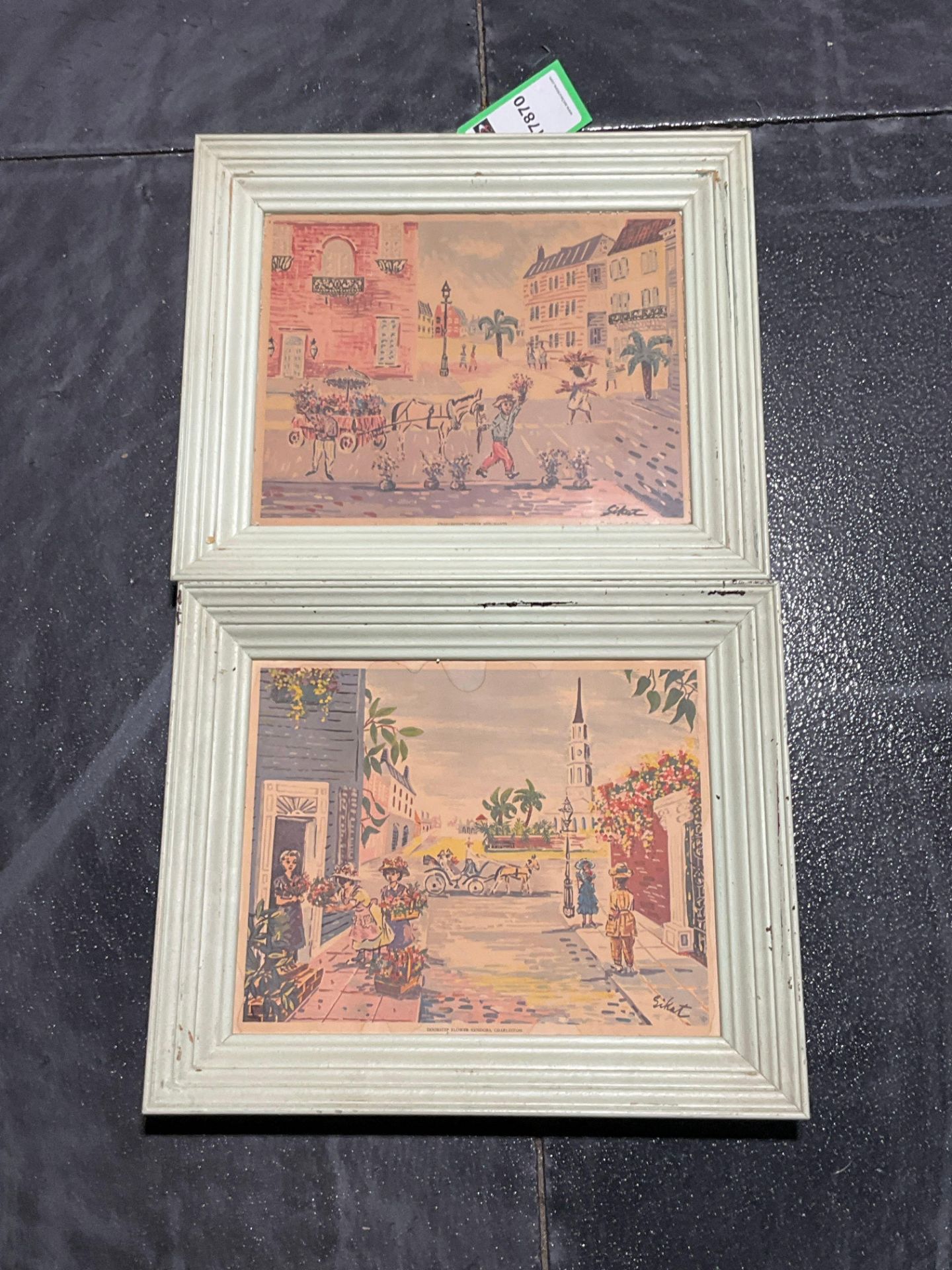 ( 2 ) SIKAT OF CHARLESTON IN FRAMES WALL DECOR,  APPROXIMATELY 20€ L X 16 W€