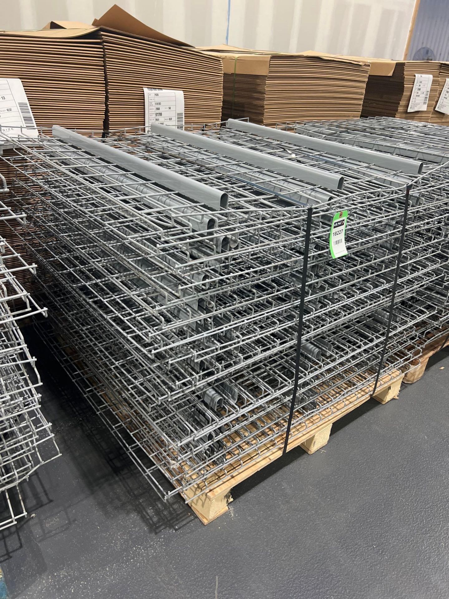 PALLET OF APPROX. 34 WIRE GRATES FOR PALLET RACKING, APPROX. DIMENSIONS 43" X 45" - Image 7 of 7