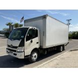 2017 HINO 740 BOX TRUCK, DIESEL , APPROX GVWR 17,950 LBS, BOX BODY APPROX 18FT, ETRACKS, BACK UP ...