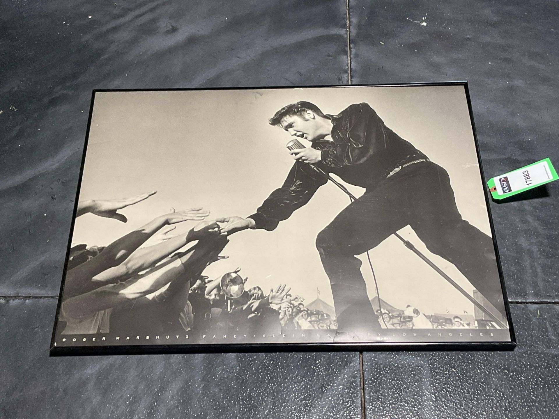 ELVIS PRESLEY HOME DECOR IN FRAME, APPROXIMATELY 32€ L X 25€ W