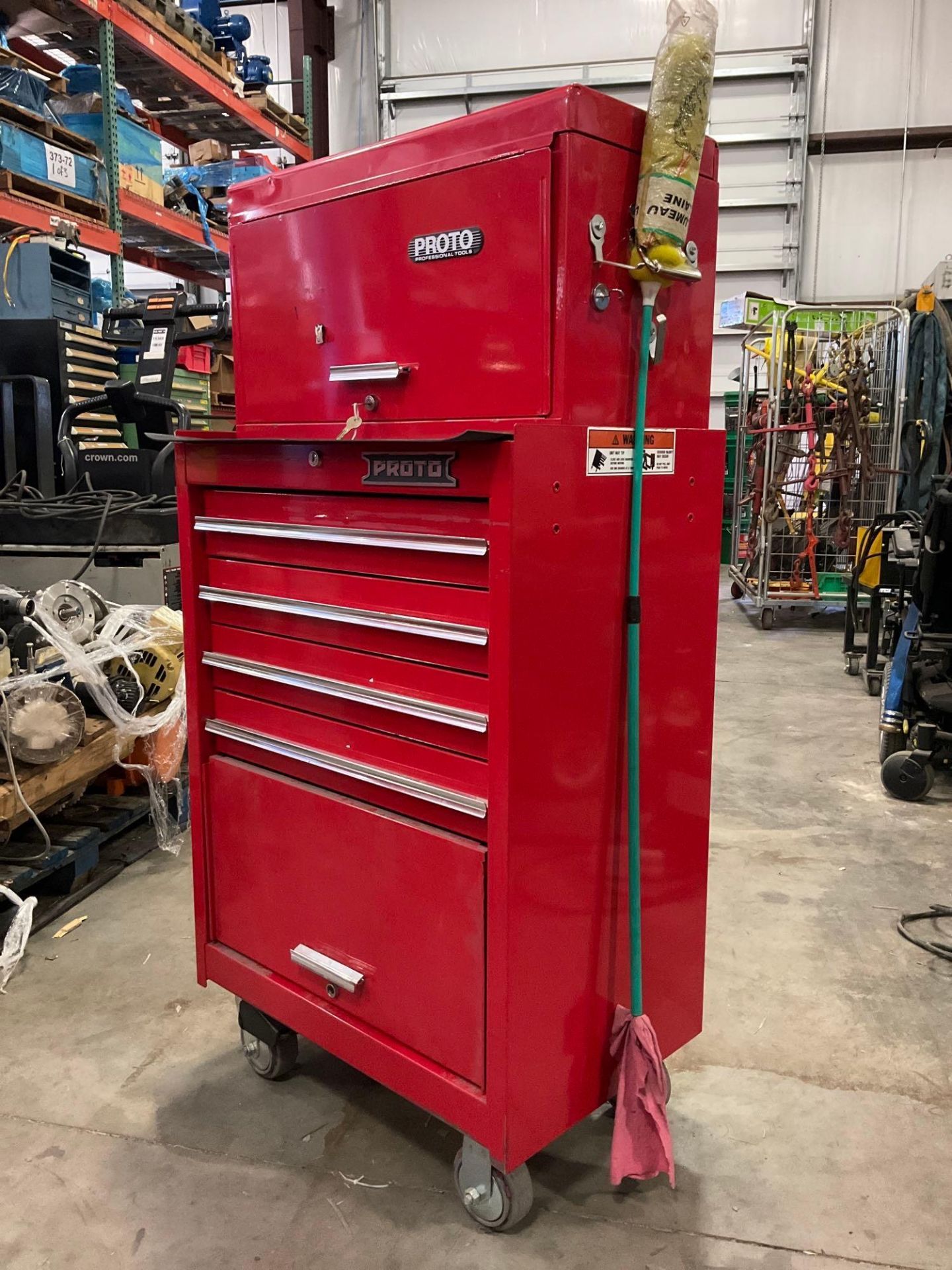 PROTO PROFESSIONAL INDUSTRIAL PARTS CABINET / TOOL BOX ON WHEELS WITH CONTENTS , APPROX 30€ W x ... - Image 3 of 16