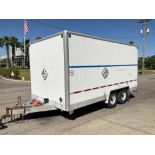 ROLLINGSTAR RS816 T/A ENCLOSED BATTERY TESTING CARGO TRAILER, APPROX GVWR 12,000, APPROX 16FT A