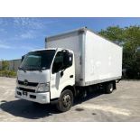 2017 HINO 740 BOX TRUCK , DIESEL , APPROX GVWR 17,950 LBS, BOX BODY APPROX 18FT, ETRACKS, BACK UP...