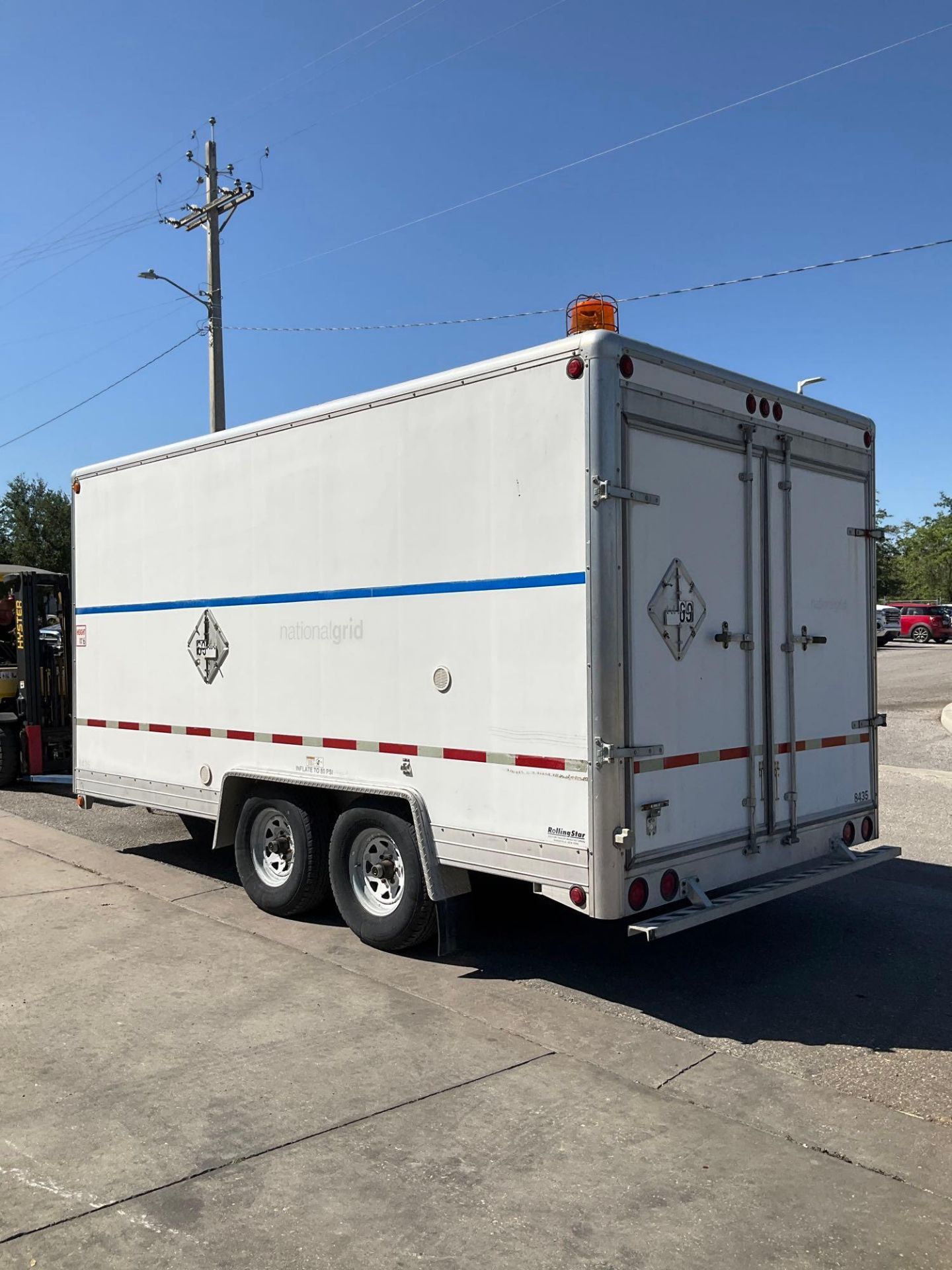 ROLLINGSTAR RS816 T/A ENCLOSED BATTERY TESTING CARGO TRAILER, APPROX GVWR 12,000, APPROX 16FT A - Image 46 of 49