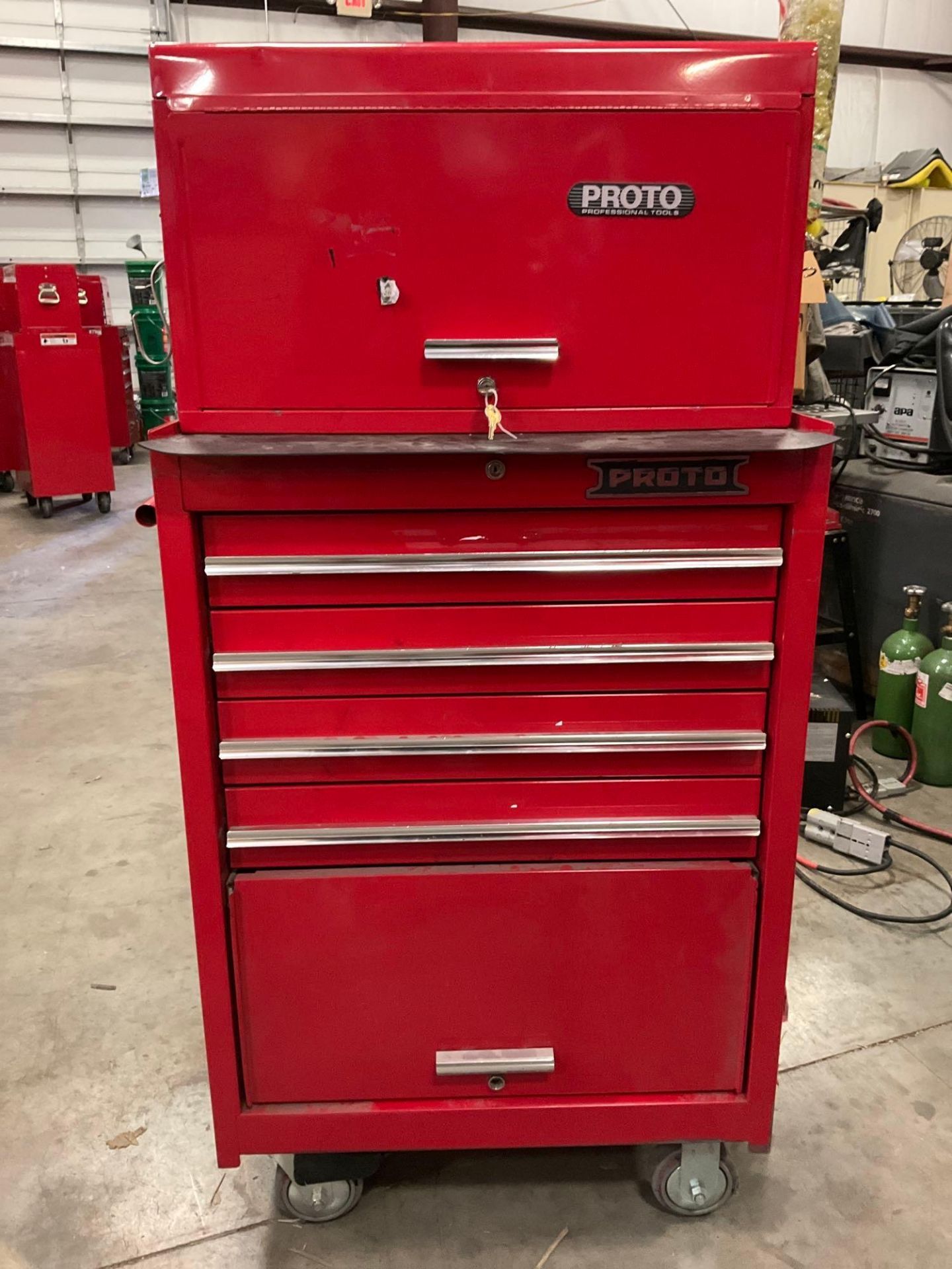 PROTO PROFESSIONAL INDUSTRIAL PARTS CABINET / TOOL BOX ON WHEELS WITH CONTENTS , APPROX 30€ W x ... - Image 2 of 16