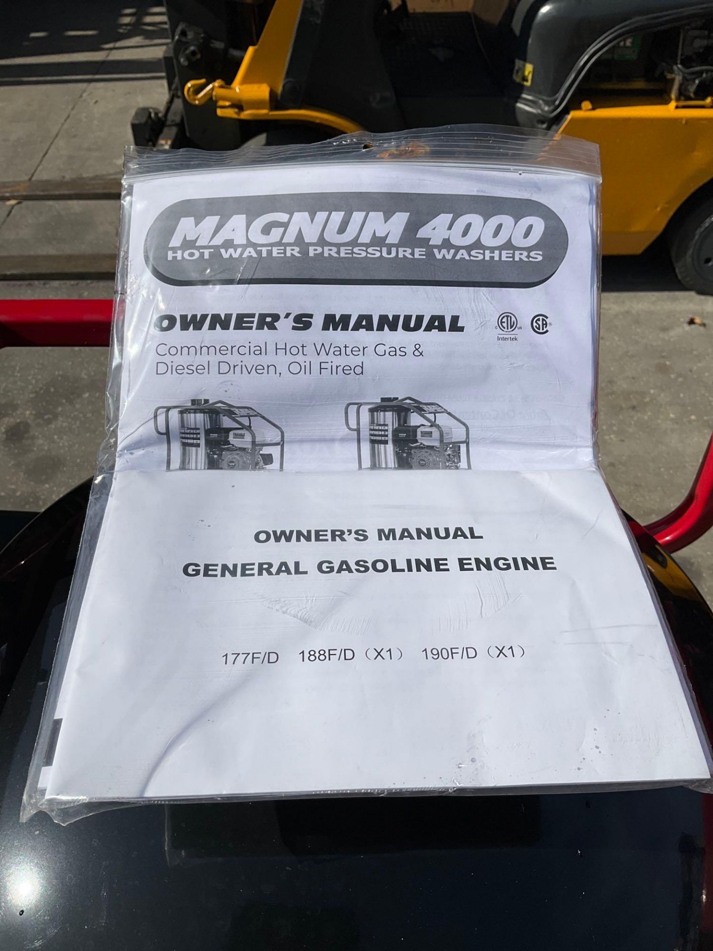 UNUSED 2023 MAGNUM 4000 SERIES GOLD HOT WATER PRESSURE WASHER,DIESEL GAS POWER, ELECTRIC START, A... - Image 14 of 14