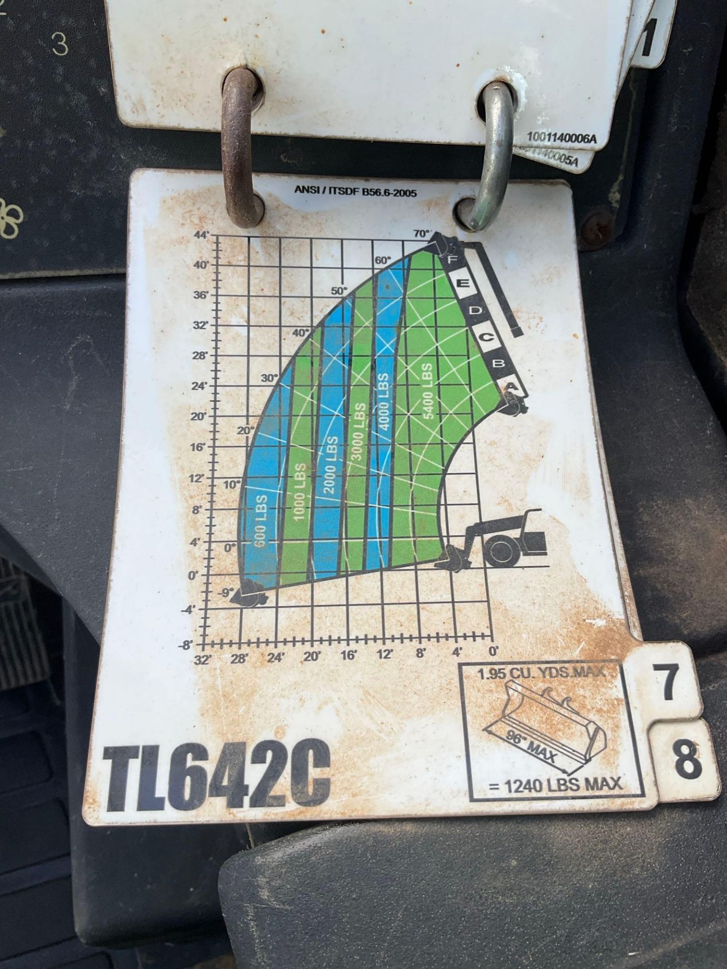 CATERPILLAR TELESCOPIC FORKLIFT MODEL TL642C - Image 17 of 23