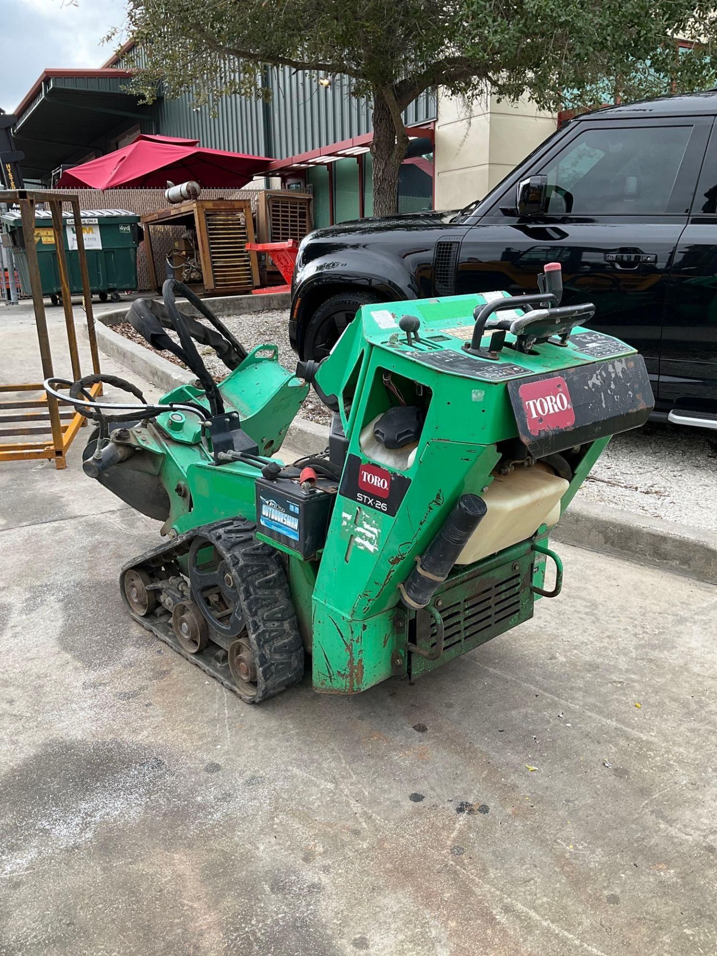 TORO STX-26 STUMP GRINDER MODEL 23208G, KAWASAKI MOTOR , RUBBER TRACKS, - Image 4 of 10