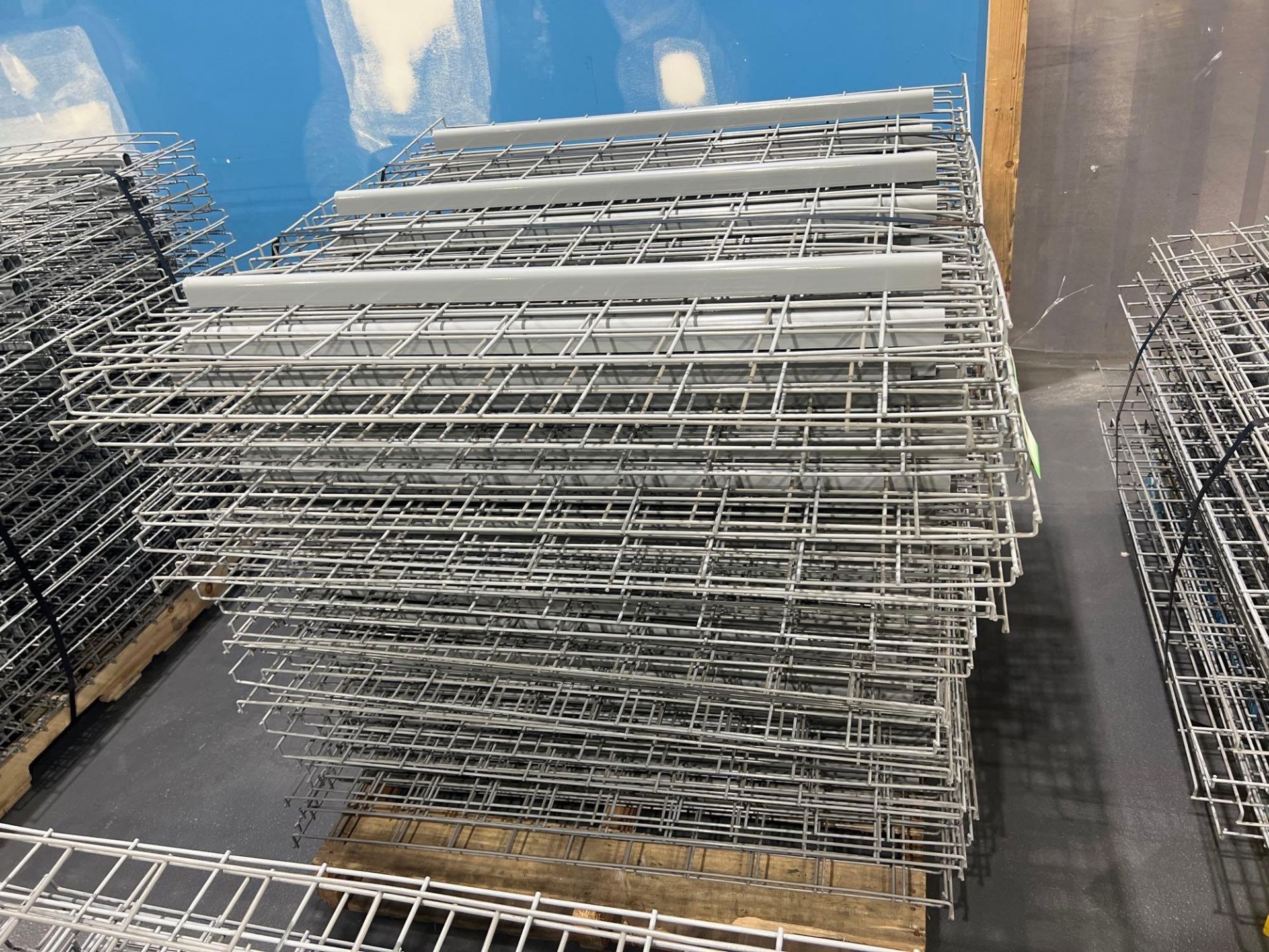 PALLET OF APPROX. 37 WIRE GRATES FOR PALLET RACKING, APPROX. DIMENSIONS 43" X 45" - Image 2 of 4