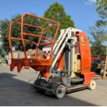 2016 SNORKEL BOOM LIFT MODEL MB26J, ELECTRIC, APPROX MAX PLATFORM HEIGHT 26FT