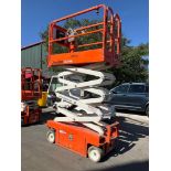 2016 SNORKEL SCISSOR LIFT MODEL S3219E ANSI , ELECTRIC, APPROX MAX PLATFORM HEIGHT 19FT, NON MARK...