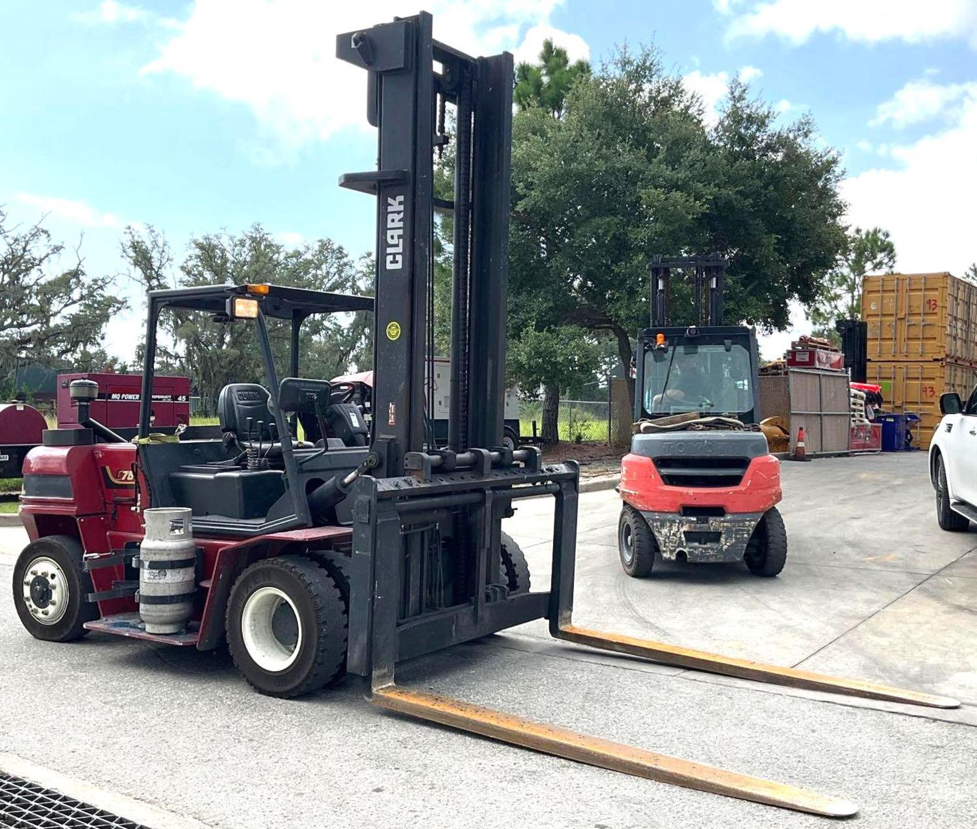 2016 CLARK FORKLIFT MODEL C75L, 15,000 LB CAPACITY, LP - Image 3 of 12