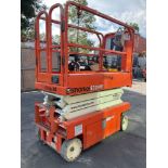 2016 SNORKEL SCISSOR LIFT MODEL S3219E ANSI , ELECTRIC, APPROX MAX PLATFORM HEIGHT 19FT, NON MARK...