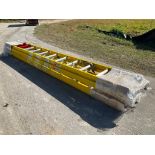 ( 2 ) BAUER EXTRA HEAVY DUTY LADDERS TYPE IAA , APPROX LADDERS SIZE 24FT ( PLEASE NOTE STOCK PHOTOS