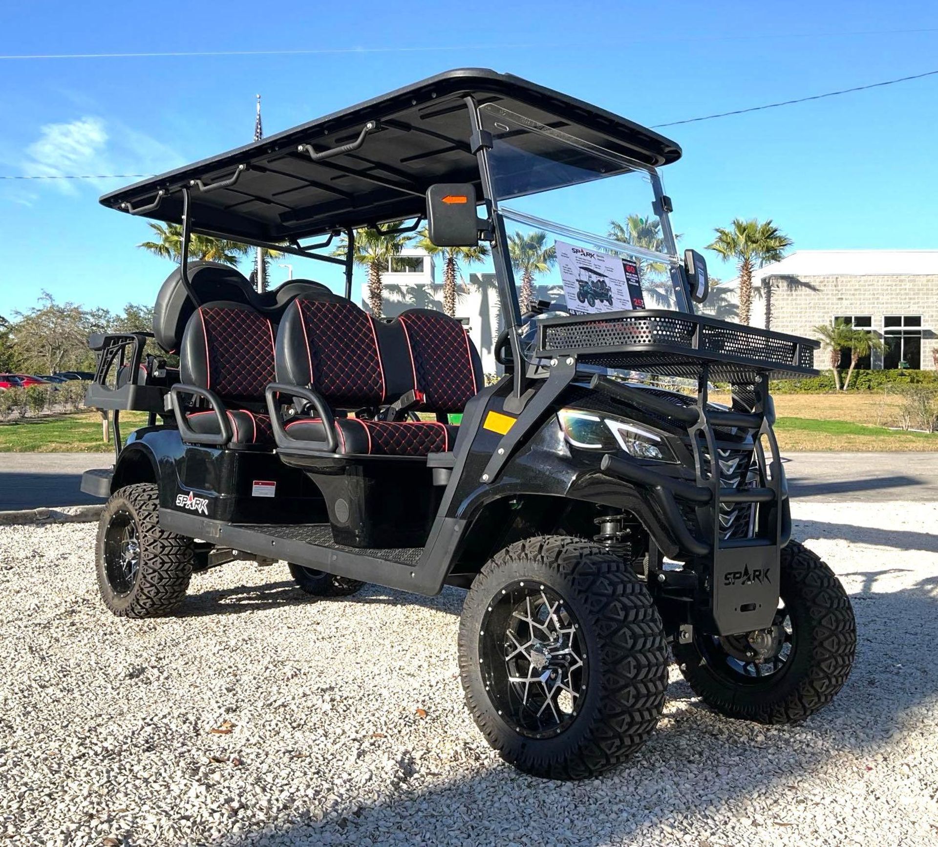 2023 SPARK 6 SEATER GOLF CART, ELECTRIC , 10" TOUCH SCREEN CONTROL CENTER W/ USB CHARGING POR - Image 3 of 19
