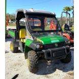 JOHN DEERE GATOR UTV MODEL HPX 815E, DIESEL, 4WD, MANUEL DUMP BED , HITCH, RUNS & OPERATES