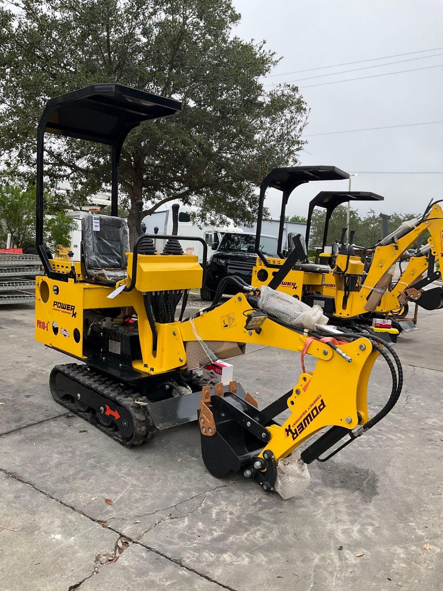 UNUSED 2023 POWER X HYDRAULIC CRAWLER EXCAVATOR MODEL PX10-L , GAS POWERED,  RUBBER TRACKS, BUCKE... - Image 7 of 13