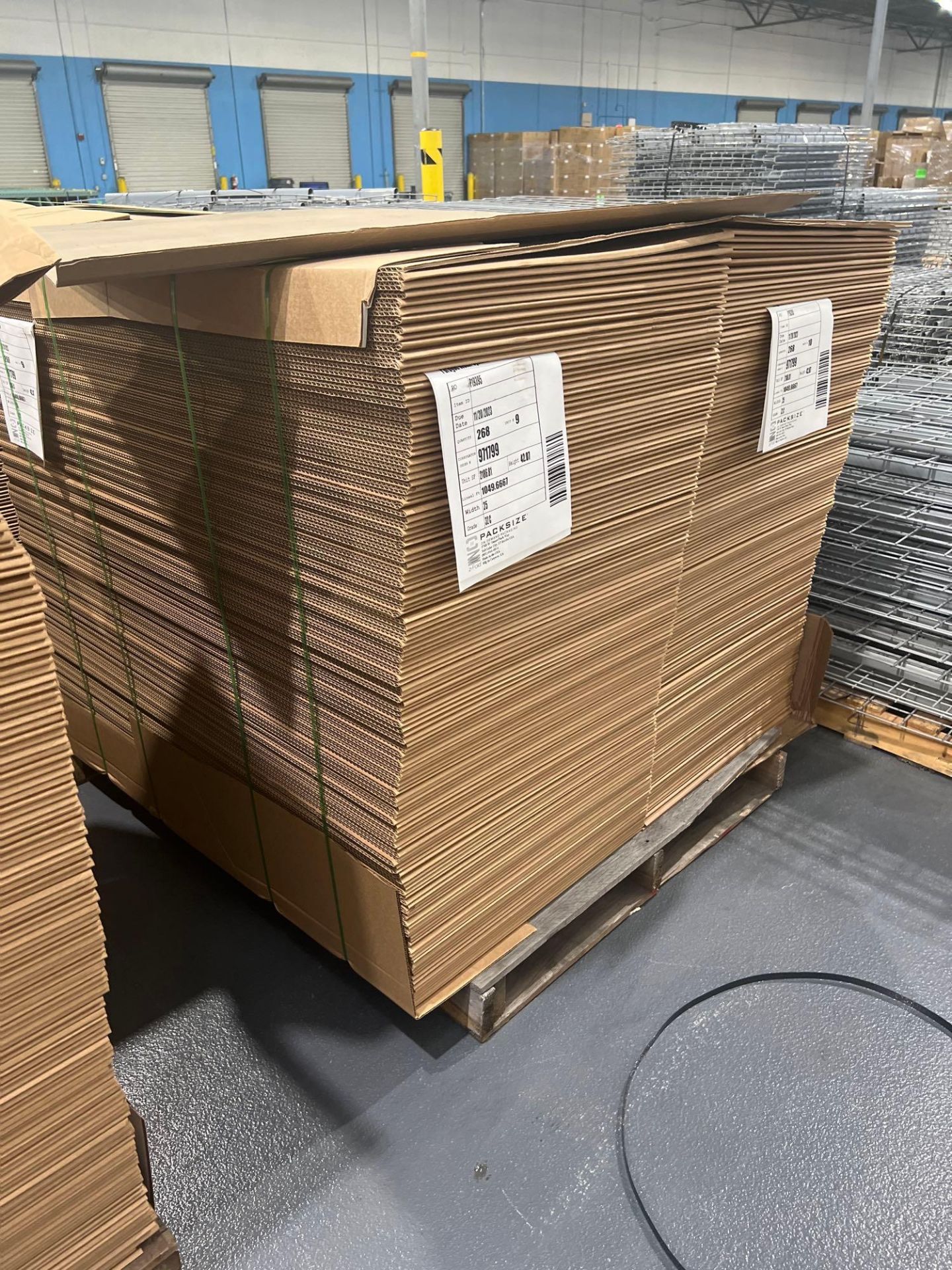 25" BOXESQTY) 6 PALLETS OF 25€ "Z FOLD" BOXES, APPROX. 268 BOXES PER PALLET - Image 5 of 5