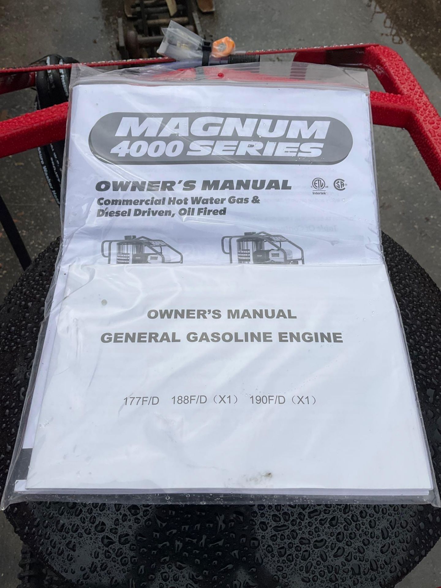 UNUSED 2023 MAGNUM 4000 SERIES GOLD HOT WATER PRESSURE WASHER,DIESEL GAS POWER, ELECTRIC START, A... - Image 13 of 13