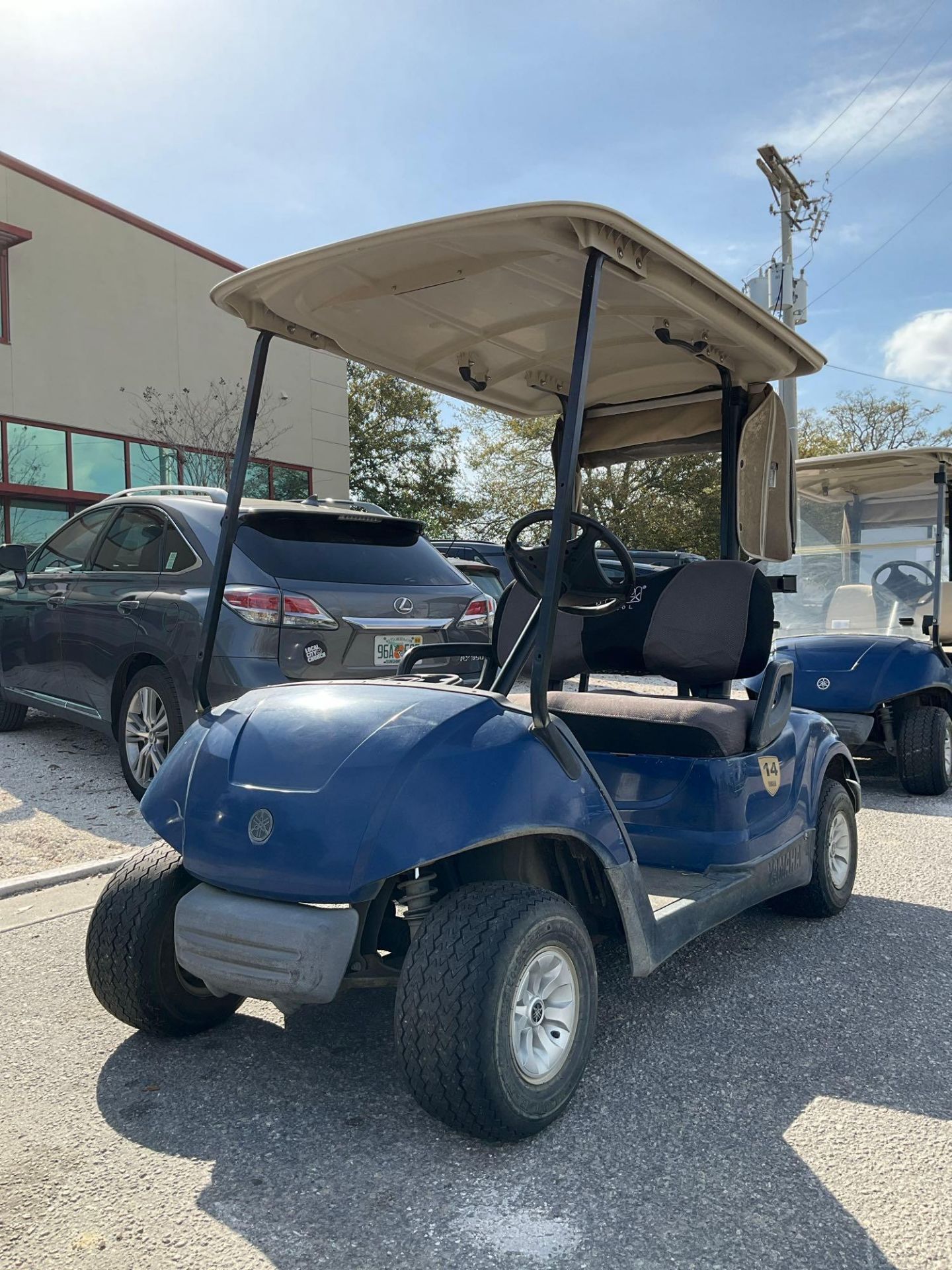 2015 YAMAHA GOLF CART MODEL YDREX5, ELECTRIC, 48VOLTS, BILL OF SALE ONLY , BATTERY CHARGER INCLUD... - Image 8 of 13