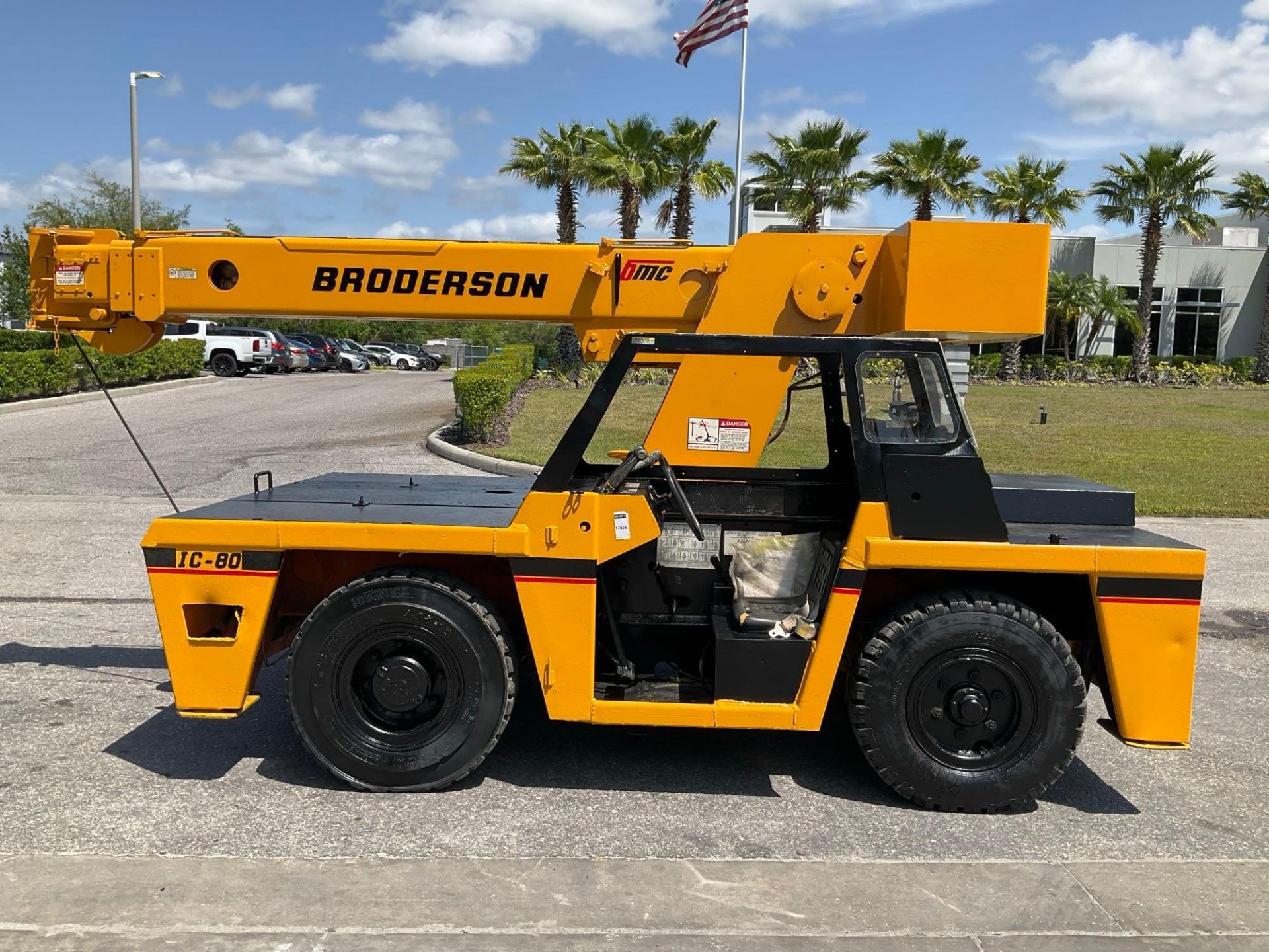 BRODERSON ROUGH TERRAIN CRANE MODEL IC-80-2D , DIESEL, APPROX MAX LIFTING CAPACITY 18,000LB - Image 2 of 15